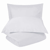 Wrinkle Resistant Cotton Blend Solid Duvet Cover Set